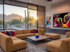 CES 2026: A nova TV LED X11L SQD-Mini da TCL é um carro-chefe que pode rivalizar com o Micro RGB da Samsung e da LG TV LED TCL X11L SQD-Mini em apartamento moderno e alto