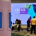 Série GeForce RTX 50 da Nvidia na CES 2025.