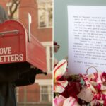 Cartas de amor anônimas de nova-iorquinos - colocadas em caixas de correio vermelhas em Nova York - apresentadas na exposição: 'Amor em todas as suas formas'