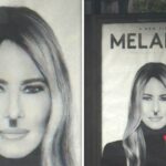 cartaz de melania trump em west hollywood estilo hitler bg 3