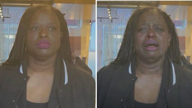 Casa Branca edita rosto chorando na foto da prisão de Na imagem original, a advogada Nekima Levy Armstrong aparece algemada e com uma expressão vazia no rosto.