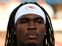 Chefes estão cientes das alegações de violência doméstica feitas pelo ex de Rashee Rice rashee-arroz-getty-1