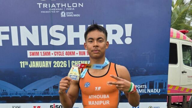 Chennai 5i50 Triathlon: Atletas indianos dominam evento marcado pelo clima
