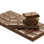 File image: Chocolate, isolated on white background.