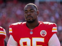 Chris Jones, do Chiefs, fala sobre o futuro da NFL em meio ao burburinho sobre a aposentadoria de Travis Kelce Kansas City Chiefs star Chris Jones