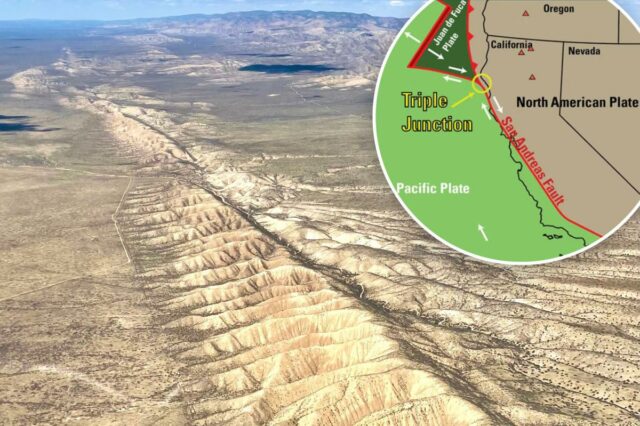 Cientistas descobrem um ponto de acesso sísmico nos EUA que Falha de Santo André.