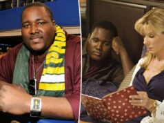 Cisto raro encontrado na coluna da estrela de ‘The Blind Side’ Quinton Aaron enquanto o ator continua ‘lutando por sua vida’: relatório Cisto raro encontrado na coluna da estrela de 'The Blind Side' Quinton Aaron enquanto o ator continua 'lutando por sua vida': relatório