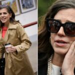 A deputada Nancy Mace chegando ao Capitólio dos EUA.