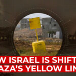 Como Israel está mudando a linha amarela de Gaza