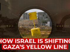 Como Israel está mudando a linha amarela de Gaza Como Israel está mudando a linha amarela de Gaza