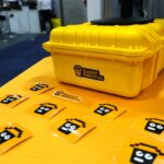 A photo of Bucket Robotics' CES 2026 booth