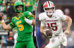 Como assistir o 5º Oregon x o 1º Indiana na semifinal do Peach Bowl CFP gratuitamente Como assistir o 5º Oregon x o 1º Indiana na semifinal do Peach Bowl CFP gratuitamente