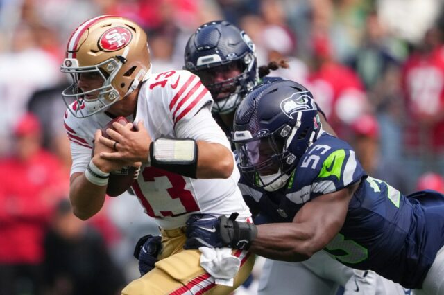 Como o 49ers se compara aos Seahawks com melhor classificação

