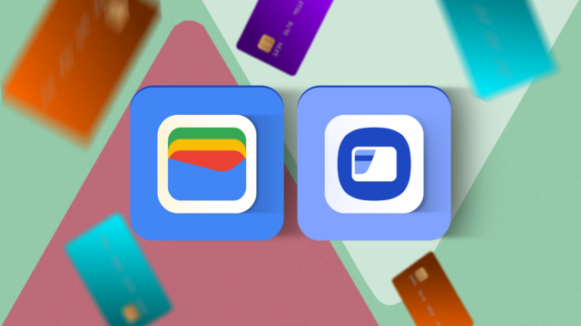 Uma pilha de cartões digitais com um botão 