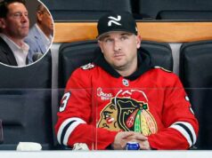 Como o Red Sox estragou as negociações de Alex Bregman: ‘Um pouco louco’ Alex Bregman assistindo a um jogo da NHL entre Chicago Blackhawks e Edmonton Oilers.