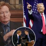 Conan O'Brien diz que os quadrinhos de 'F Trump' foram cooptados pela raiva, 'apenas gritando'