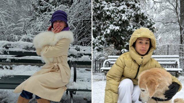 Estrelas na neve... Brrr Está frio aqui!