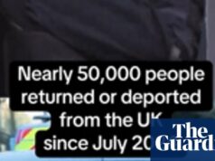 Conta do Home Office TikTok postando imagens de deportação acusadas de transformar ‘brutalidade em clickbait’ Conta do Home Office TikTok postando imagens de deportação acusadas de transformar ‘brutalidade em clickbait’