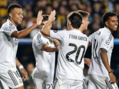 Contraste na Liga dos Campeões: Enquanto o Arsenal faz festa, o Real Madrid está animado para enfrentar a fase adicional Contraste na Liga dos Campeões: Enquanto o Arsenal faz festa, o Real Madrid está animado para enfrentar a fase adicional