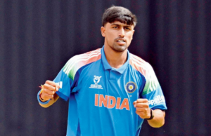 Copa do Mundo Sub-19: os cinco postigos de Henil Patel ajudam a Índia a vencer os EUA Copa do Mundo Sub-19: os cinco postigos de Henil Patel ajudam a Índia a vencer os EUA