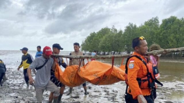 Corpos de tripulantes foram encontrados nas águas de Bengkalis após três dias de buscas
