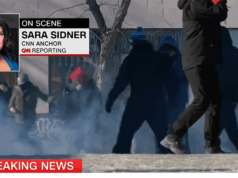Correspondente da CNN sufoca violentamente com gás lacrimogêneo durante protestos em Minneapolis 012426_sara_sidner_KAL