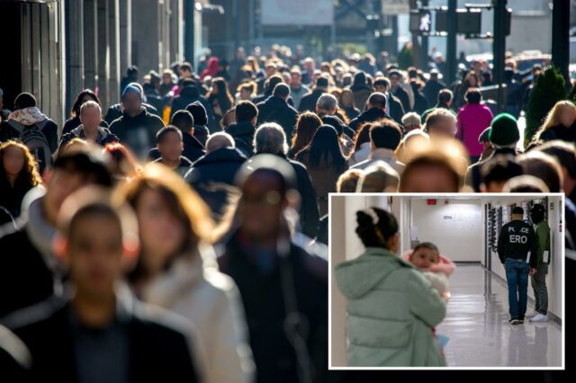 Crescimento populacional desacelera drasticamente em meio à repressão à imigração
