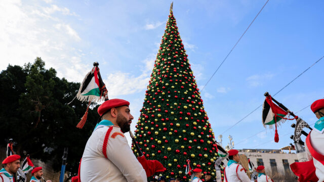 Cristãos ortodoxos celebram o Natal em Belém
