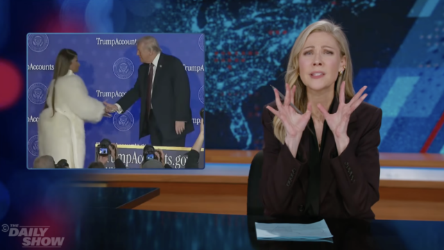 Daily Show trolls contas Trump endossadas por Nicki Minaj com um anúncio de paródia
