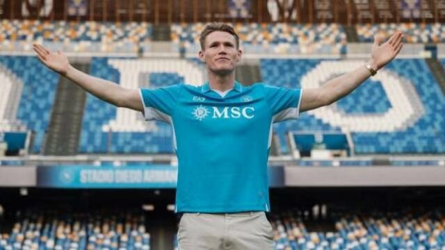 Depois de brilhar no Napoli, Scott McTominay está no radar para retornar ao MU
