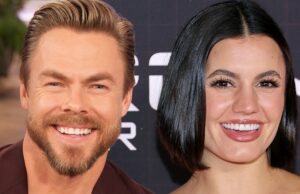 Derek Hough e sua esposa Hayley Erbert dão as boas-vindas ao primeiro bebê juntos Derek Hough e Hayley Erbert Getty 1