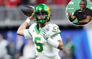 Desculpe, fãs dos Jets – Dante Moore deveria resistir à tentação do recrutamento da NFL e permanecer no Oregon Desculpe, fãs dos Jets – Dante Moore deveria resistir à tentação do recrutamento da NFL e permanecer no Oregon