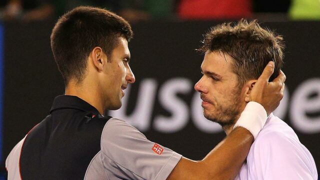 Djokovic presta homenagem a Wawrinka após seu último Aberto da Djokovic presta homenagem a Wawrinka após seu último Aberto da Austrália – 'Alguém que definitivamente me inspirou'