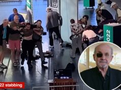 Documento bruto captura a recuperação de Salman Rushdie após brutal esfaqueamento em 2022: ‘Nunca esperei mostrar tanto do meu corpo’ Documento bruto captura a recuperação de Salman Rushdie após brutal esfaqueamento em 2022: 'Nunca esperei mostrar tanto do meu corpo'