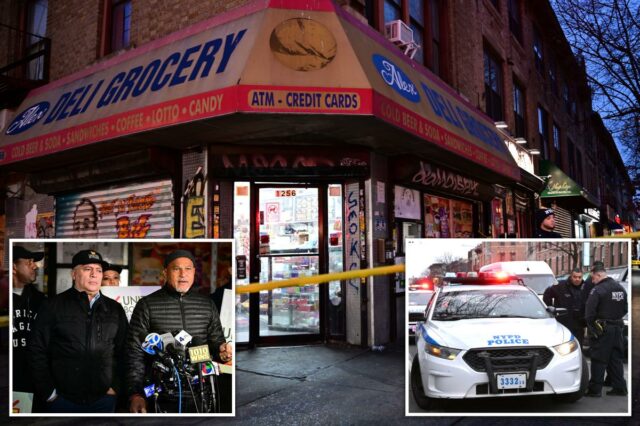 Dois homens baleados dentro de uma delicatessen em Nova York Dois homens baleados dentro de uma delicatessen em Nova York – enquanto o atirador continua foragido, com recompensa de US$ 5 mil oferecida