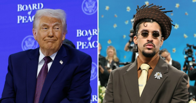 Presidente Trump reage ao fato de Bad Bunny ser nomeado artista do intervalo do programa Bashes NFL