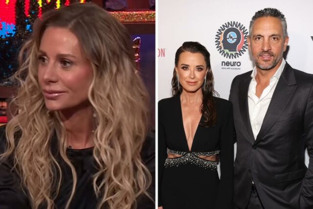 Dorit Kemsley desmente rumores de que Kyle Richards e Mauricio Umansky estão de volta juntos: “Tão chato”
