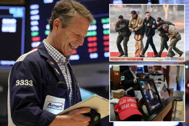 Dow Jones sobe 700 pontos e supera 49 mil pela Dow Jones sobe 700 pontos e supera 49 mil pela primeira vez, enquanto a captura de Maduro envia aplausos em Wall Street