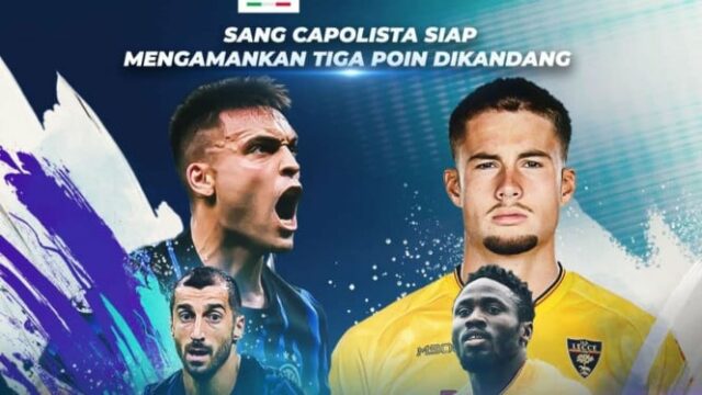 Em andamento! Ao vivo na ANTV: Duelo Inter de Milão Em andamento! Ao vivo na ANTV: Duelo Inter de Milão x Lecce, La Beneamata defende Capolista?