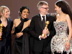 Em tempos de turbulência e trauma, o Globo de Ouro não leu a sala uma batalha após outra paul-thomas-anderson-teyona-taylor