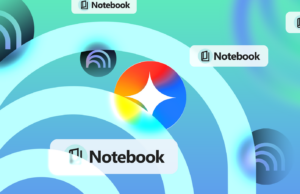 Emparelhei o NotebookLM com o Gemini e finalmente liberei todo o seu potencial Um cérebro 3D cercado por ícones flutuantes representando NotebookLM, Gemini e Obsidian, contra um fundo azul brilhante e roxo.