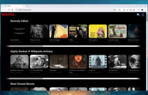 Encontre filmes gratuitos (legalmente) com o WikiFlix, um banco de dados de filmes de domínio público Site WikiFlix