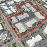 Uma placa de marketing BXP é visível em frente a um parque de pesquisa, escritórios e indústria de 24 acres no norte de San Jose, delimitado por North First Street, Daggett Drive, Zanker Road e East Plumeria Drive.(Google Maps)