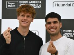 Equipe Sincaraz? Sinner e Alcaraz provocam perspectiva de jogarem duplas juntos Equipe Sincaraz? Sinner e Alcaraz provocam perspectiva de jogarem duplas juntos