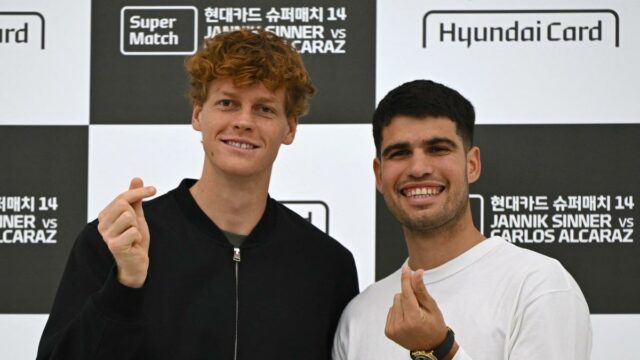 Equipe Sincaraz? Sinner e Alcaraz provocam perspectiva de jogarem duplas juntos
