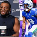 Matthew Stafford, do Los Angeles Rams, se prepara para lançar um passe contra o Seattle Seahawks.