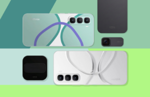 Esqueça as lajes chatas: a Infinix acaba de provar que os smartphones podem ser bonitos e práticos Banner Best of CES do Android Police apresentando Pebble Round 2, Roborock Saros 20, telefone robô Honor, exoesqueleto Ascentiz e Punkt MC03