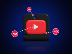 Esses 6 erros do YouTube estão prejudicando sua visualização Smartphone exibindo um vídeo do YouTube com sobreposição de velocidade de reprodução 2x e ícones flutuantes do YouTube em 3D.