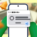 um telefone na mão exibindo uma notificação de um jogo para celular