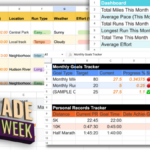 Esta planilha de corrida personalizada é minha atualização tecnológica da semana